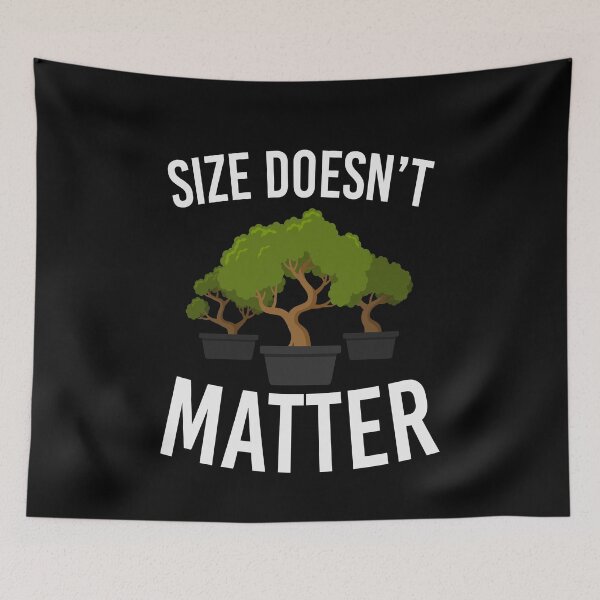 Item preview, Size Doesn't Matter Tree Garden Bonsai designed and sold by MooonTees.