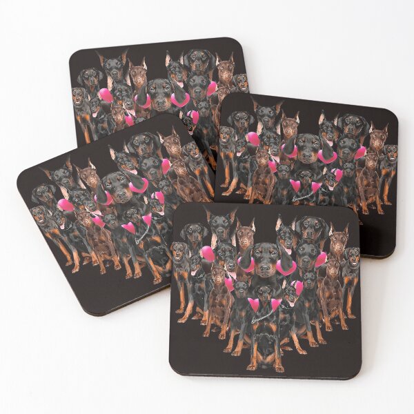 Artikelvorschau, Lustiger Valentinstag Dobermann-Herz-Geschenk-Hundeliebhaber Love entworfen und verkauft von SherryMcbride.