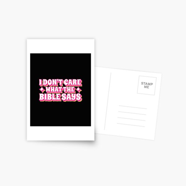 Stop Pretending That Fat and Ugly are synonyms Postcard for Sale by  extraonions