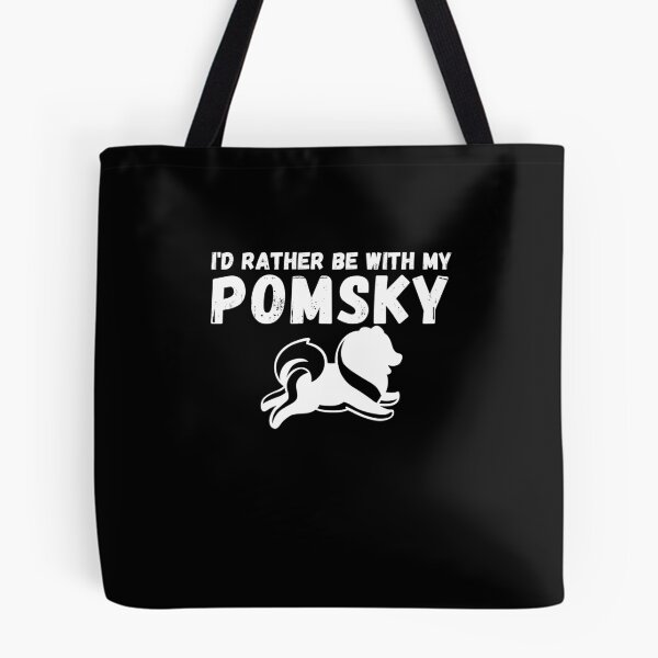 Item preview, I'd Rather Be With My Pomsky - Funny Pomeranian Husky Dog Gift Design designed and sold by GhaliSmith.
