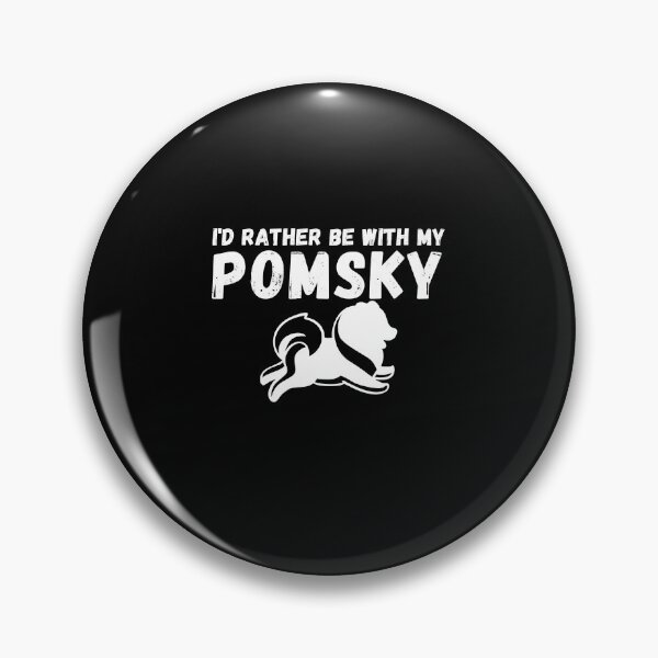 Item preview, I'd Rather Be With My Pomsky - Funny Pomeranian Husky Dog Gift Design designed and sold by GhaliSmith.