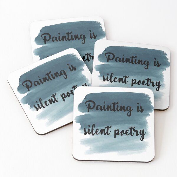 Item preview, Painting is silent poetry. funny Painting joke gifts for a friend. designed and sold by DANT-shirts.