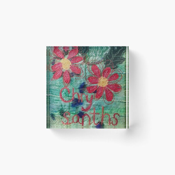 Item preview, Chrysanths - Stitched Nature - Designed by Stitchbasket to make you happy. designed and sold by santimanitay.