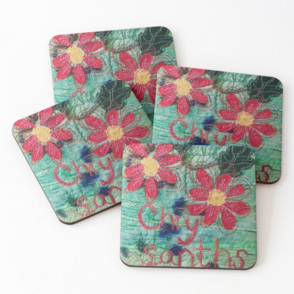 Item preview, Chrysanths - Stitched Nature - Designed by Stitchbasket to make you happy. designed and sold by santimanitay.