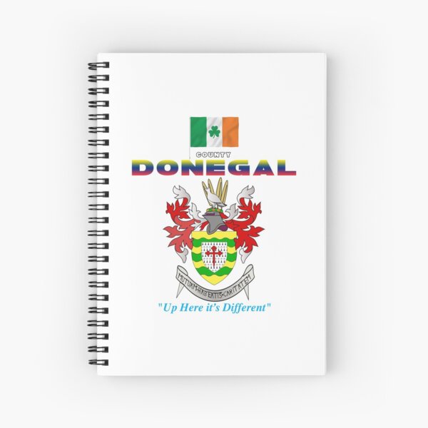 County Donegal Ireland - Official Crest Spiral Notebook