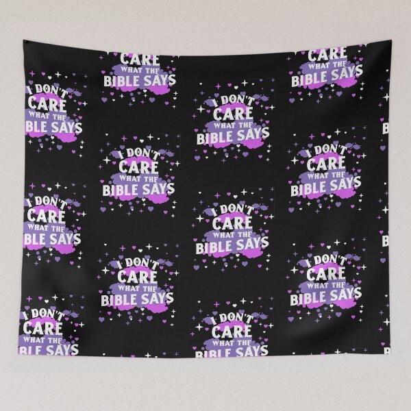 Item preview, don't care what the bible says designed and sold by ForStrong.