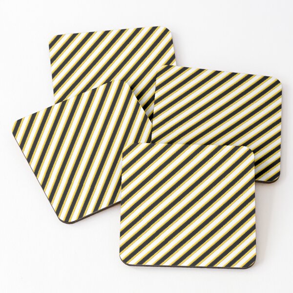 Item preview, Zigzag Honeybee Diagonal Stripes designed and sold by Tonia Henry.