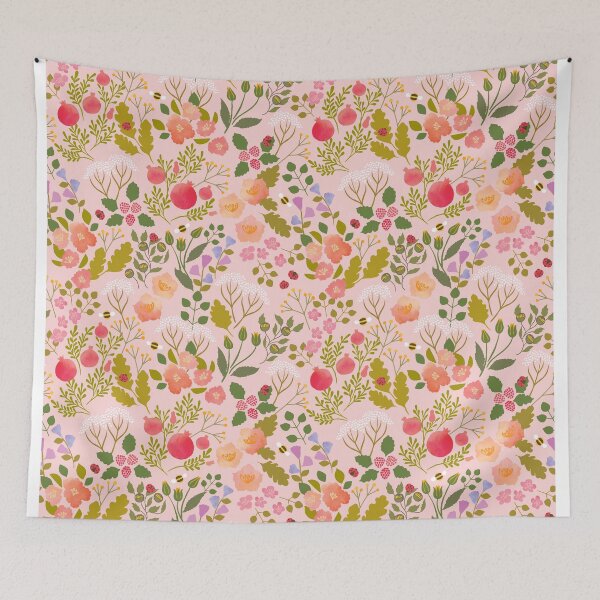 Item preview, Garden Bouquet Floral Posy Blush designed and sold by Cecilia Mok.