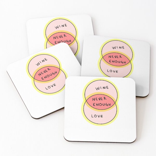Item preview, Circles wine love never enough designed and sold by bdoraz.