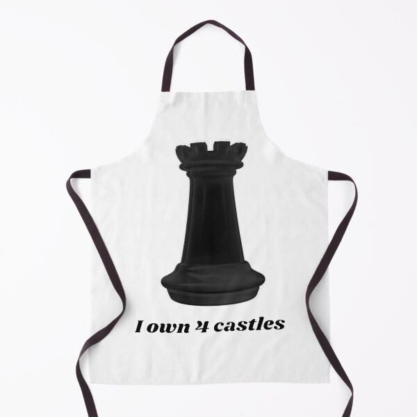 Item preview, Black castle - I own 4 castles - Chess humour designed and sold by AnnaBBS.