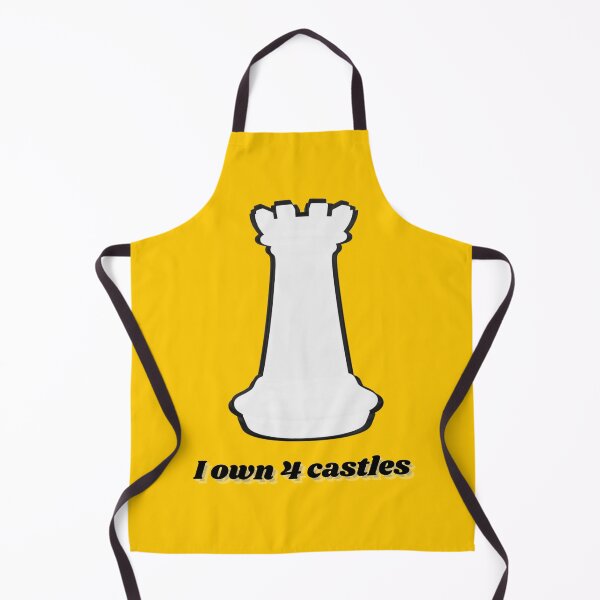 Item preview, White castle - I own 4 castles - Chess humour designed and sold by AnnaBBS.