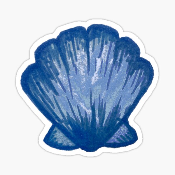 Aperçu de l'œuvre Coquillage bleu créée et vendue par TheDinasaur.