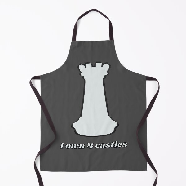Item preview, Silver castle - I own 4 castles - Chess humour designed and sold by AnnaBBS.