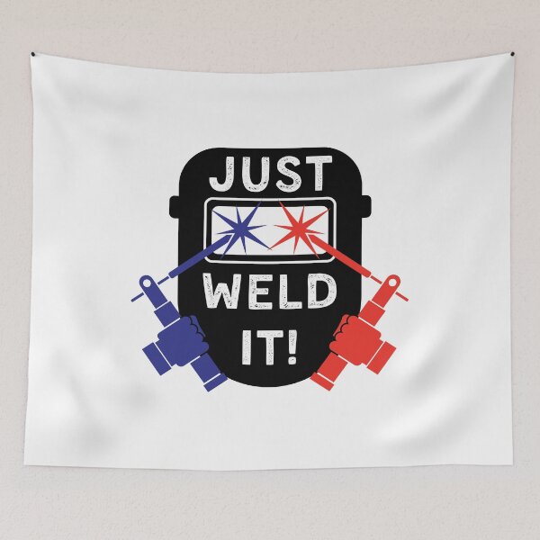 Item preview, Just Weld It! Welding Helmet designed and sold by Shop signer.