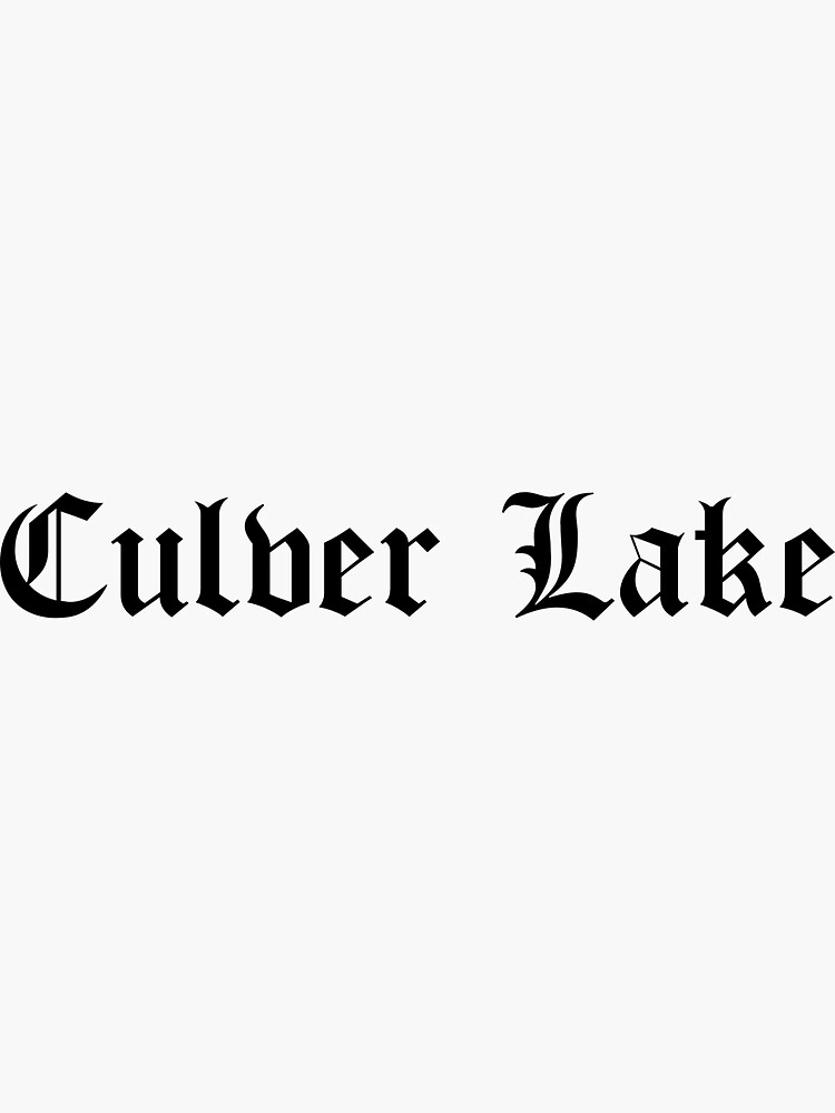"Culver Lake, New Jersey" Sticker for Sale by JadeConcepts Redbubble