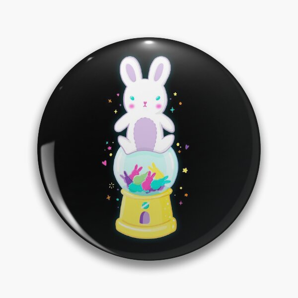 Item preview, Bunny Gumball Machine in Black designed and sold by bunnyjanie.