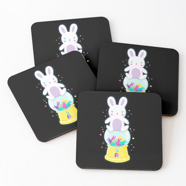 Item preview, Bunny Gumball Machine in Black designed and sold by bunnyjanie.