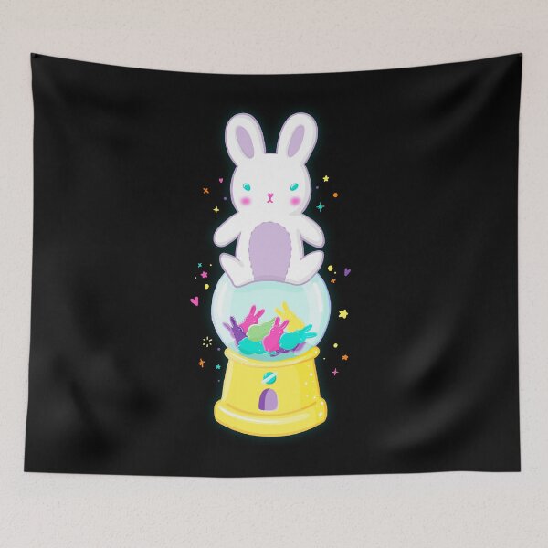 Item preview, Bunny Gumball Machine in Black designed and sold by bunnyjanie.