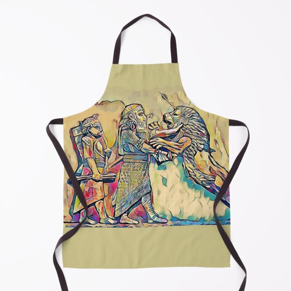 Item preview, Ancient Assyrian Lion Hunting designed and sold by doniainart.
