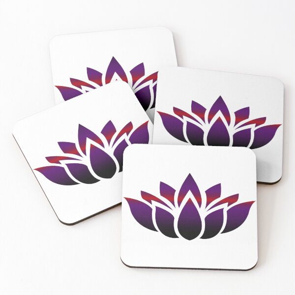 Item preview, Simplicity Lotus In Purple, Red, And Black Hue designed and sold by RosieSunflower.