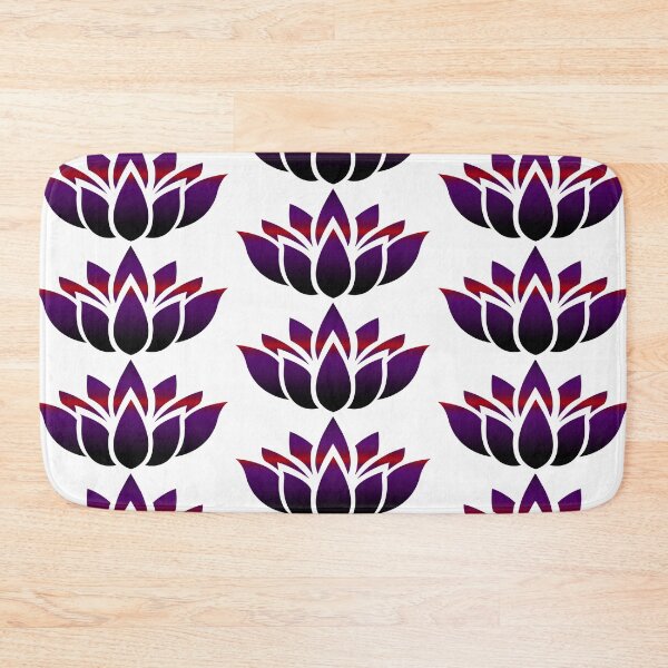 Item preview, Simplicity Lotus In Purple, Red, And Black Hue designed and sold by RosieSunflower.