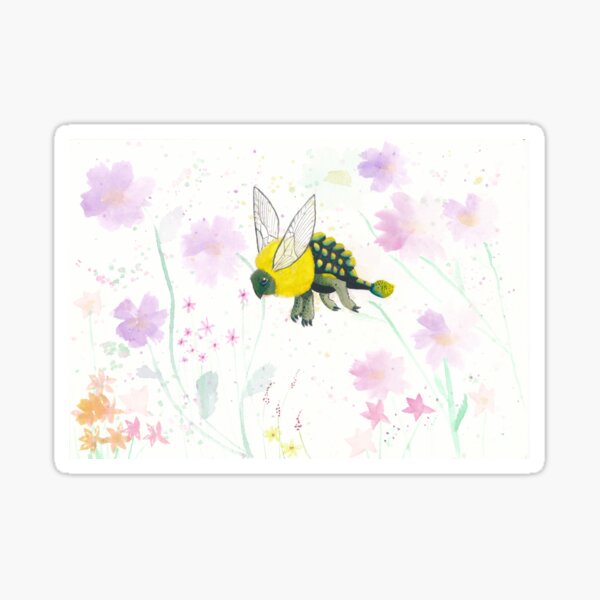Spiketail Dinobee Sticker
