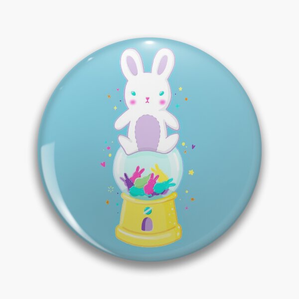 Item preview, Blue Gumball Machine Bunny designed and sold by bunnyjanie.