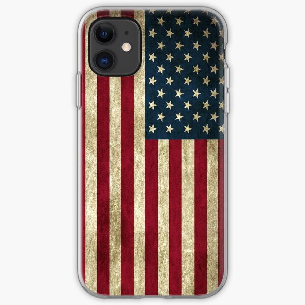 American flag case iPhone Soft Case