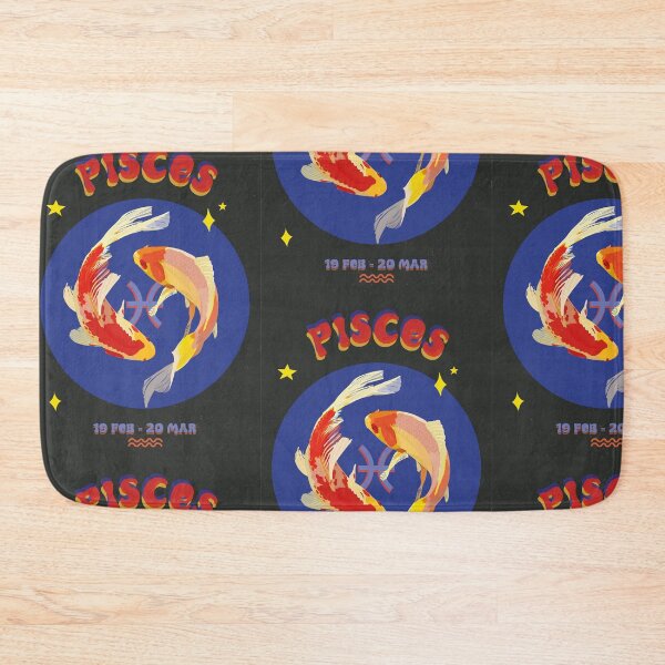 Item preview, Koi Fish Pisces Indigo Print designed and sold by funky-stuff.