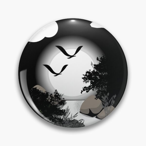 Item preview, Night  full moon Scene, designed and sold by Salimtinwale.