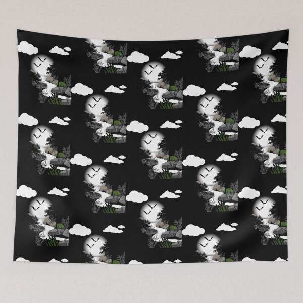Item preview, Night  full moon Scene, designed and sold by Salimtinwale.