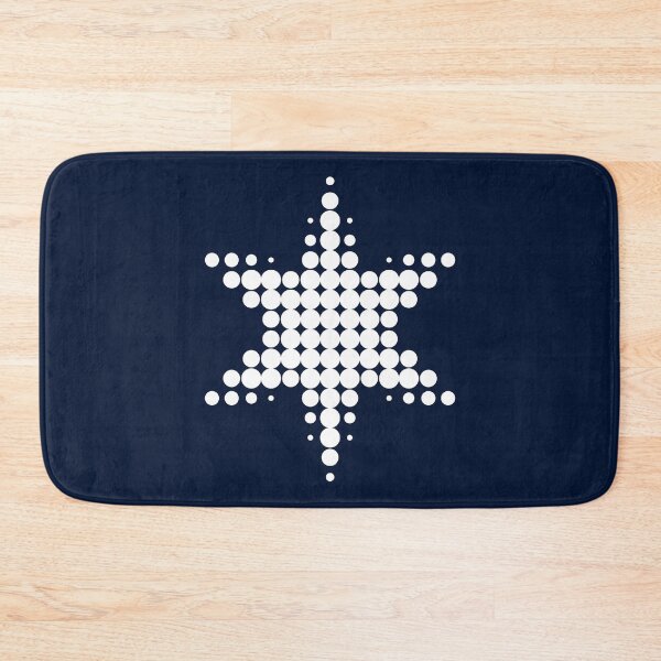 Item preview, STAR / White Dotted Raster / Minimalistic Art designed and sold by in-vectors.