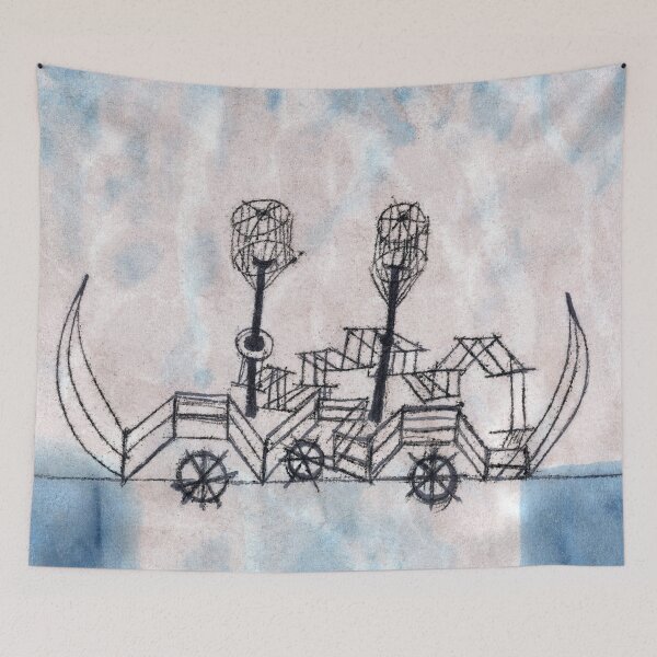 Item preview, Alter Dampfer (Old Steamboat) (1922) by Paul Klee designed and sold by digitalvintage.