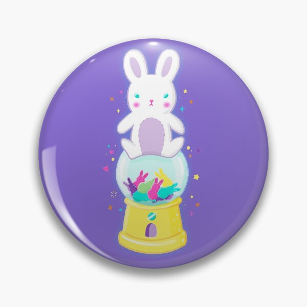 Item preview, Purple Gumball Machine Bunny designed and sold by bunnyjanie.