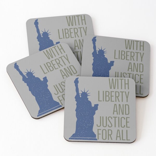 Item preview, LIBERTY AND JUSTICE FOR ALL | United states of America - Patriotic designed and sold by GaterStitch.