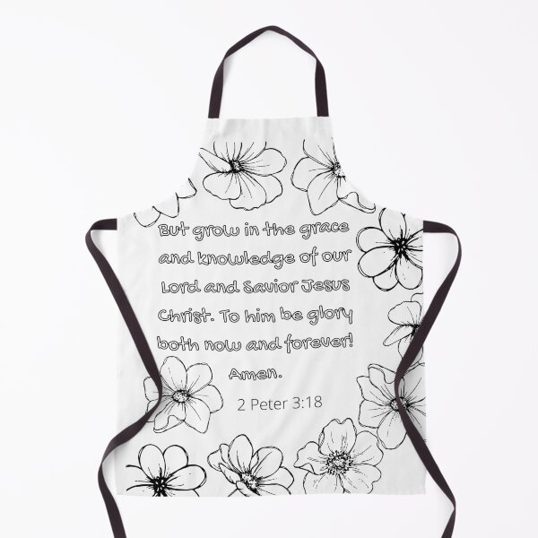 Item preview, Coloring | 2 Peter 3:18 | Flowers designed and sold by LoveGen.