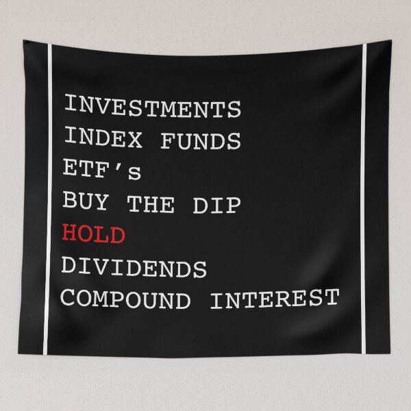 Item preview, Investment strategy fire dividends buy the dip eft compound interest list design designed and sold by CreatedbyJR.