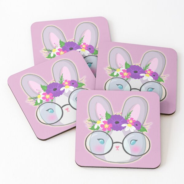 Item preview, Pink Floral Bunny designed and sold by bunnyjanie.
