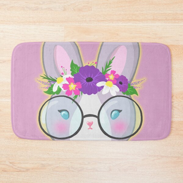 Item preview, Pink Floral Bunny designed and sold by bunnyjanie.