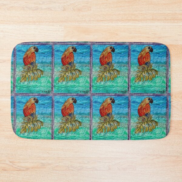 Item preview, Embroidery Parrot - Stitched Nature - Designed by Stitchbasket to make you happy. designed and sold by santimanitay.