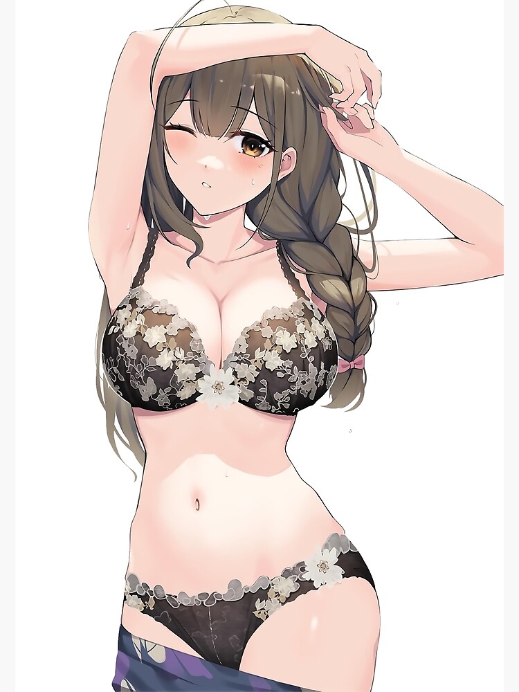 Anime girl ecchi lingerie