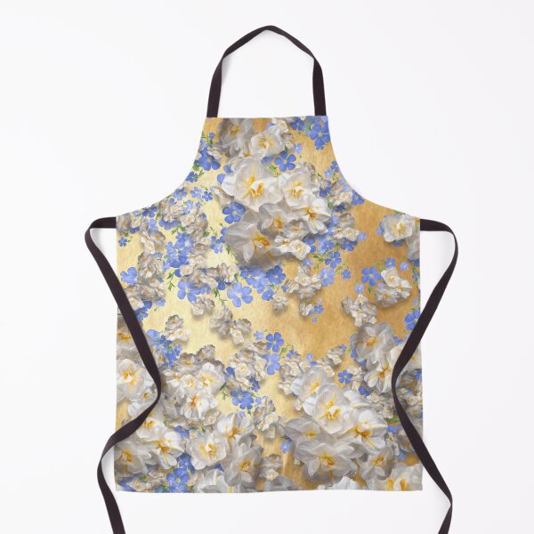 Item preview, Blue Flax and White Daffodils Pattern designed and sold by cozycaroline.