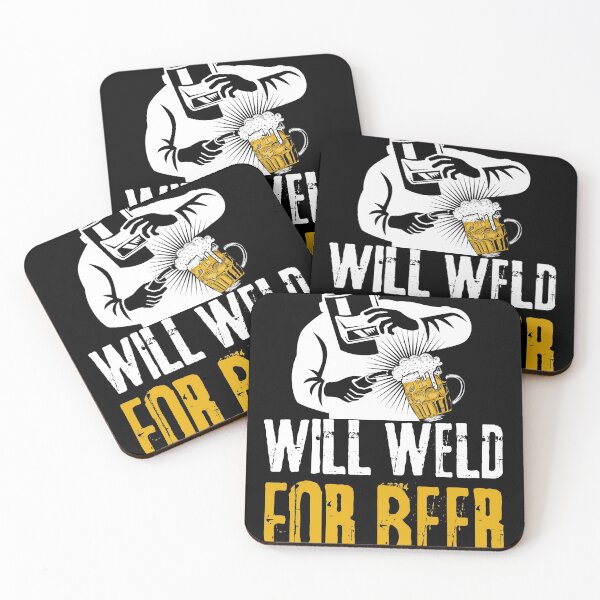 Item preview, Will Weld For Beer Funny Welding designed and sold by Shop signer.