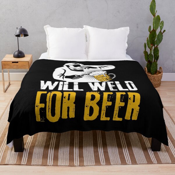 Item preview, Will Weld For Beer Funny Welding designed and sold by Shop signer.