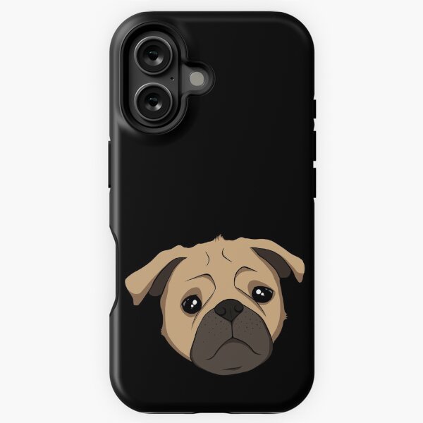 Vista previa del artículo con la obra «linda cara de pug», diseñado y vendido por Celiina.