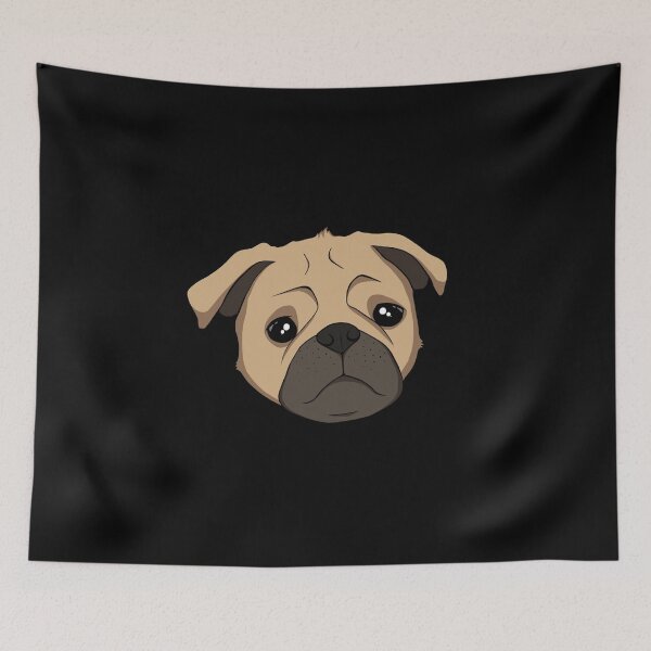 Item preview, Cute Pug Face designed and sold by Celiina.