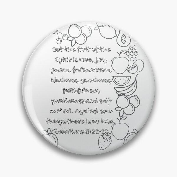 Item preview, Coloring | Galatians 5:22-23 | Fruits designed and sold by LoveGen.