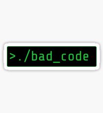 bad code executing - Root, Person of Interest Sticker