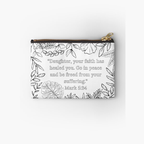 Item preview, Coloring | Mark 5:34 | Leaves designed and sold by LoveGen.