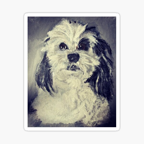 MALTSHI MALTESE SHITZU Sticker